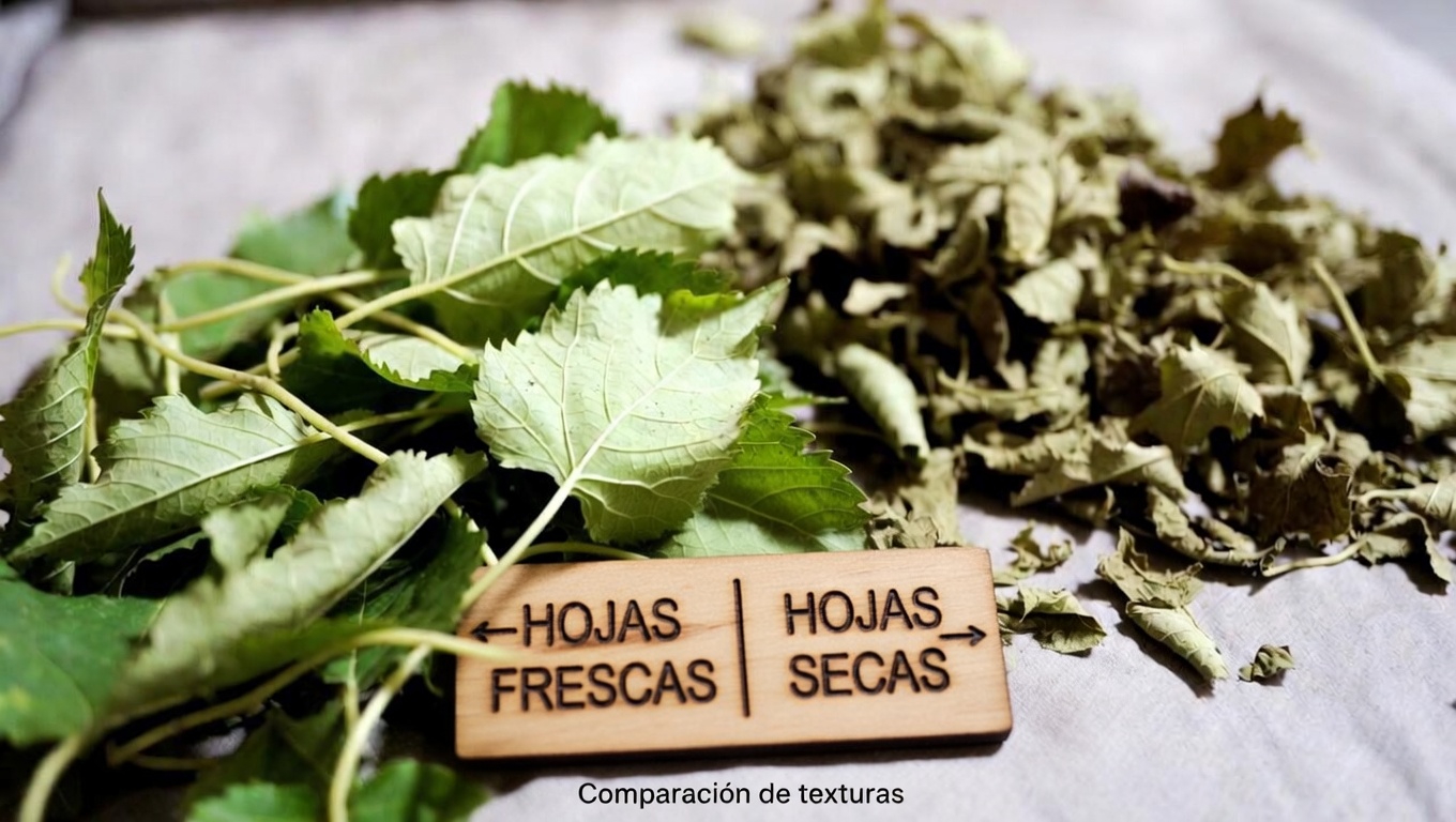 ¿Qué hace que las hojas de morera destaquen?