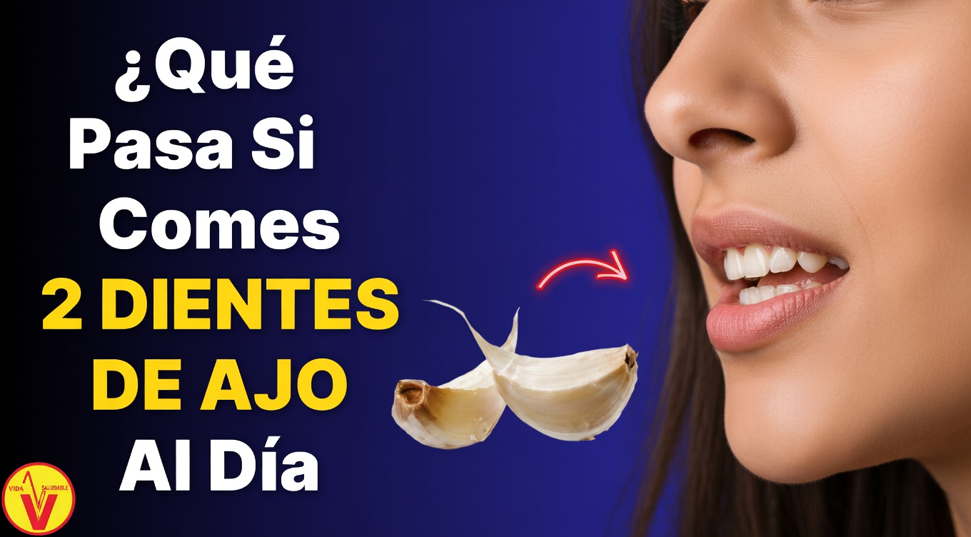 Qué le sucede a tu cuerpo cuando comes 2 dientes de ajo crudos y frescos todos los días