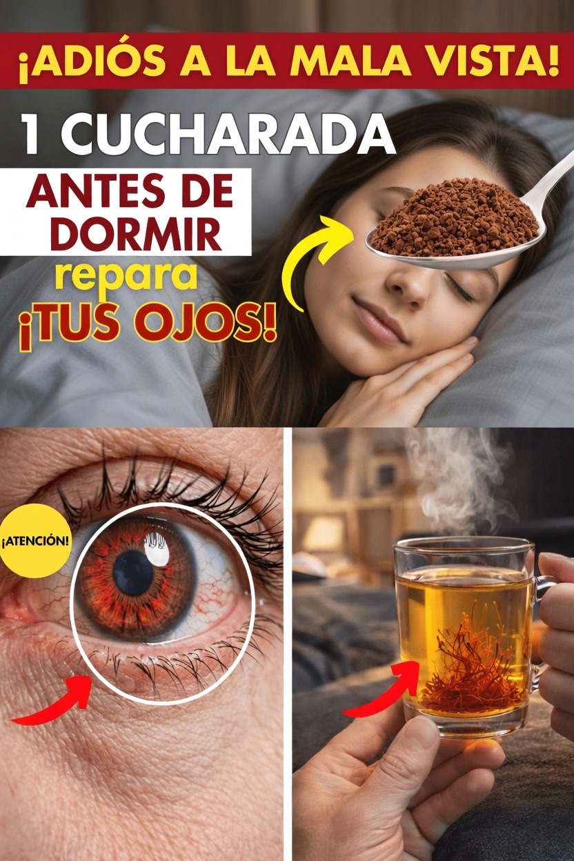 Lo que las personas mayores de 60 años deben saber sobre el uso del azafrán antes de dormir para apoyar naturalmente la salud de sus ojos