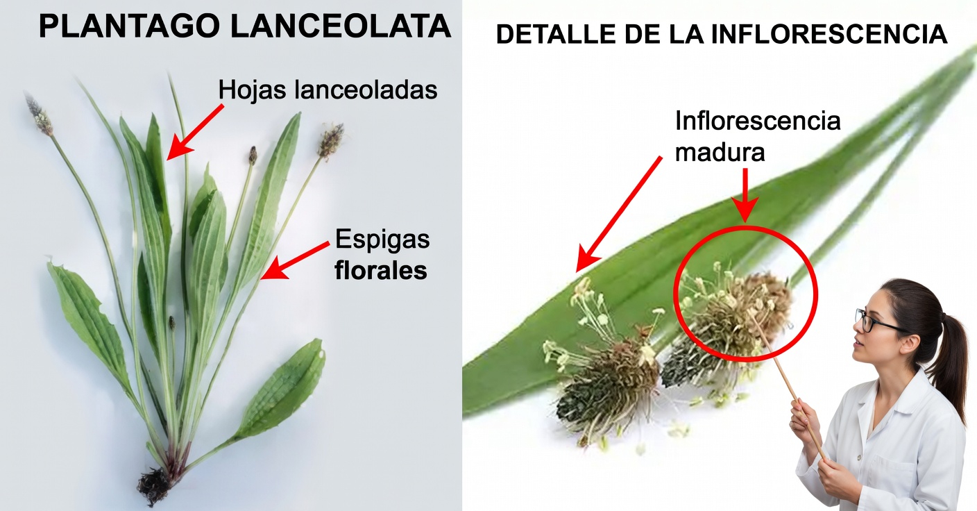 Plantago lanceolata: La planta silvestre que cura casi todo