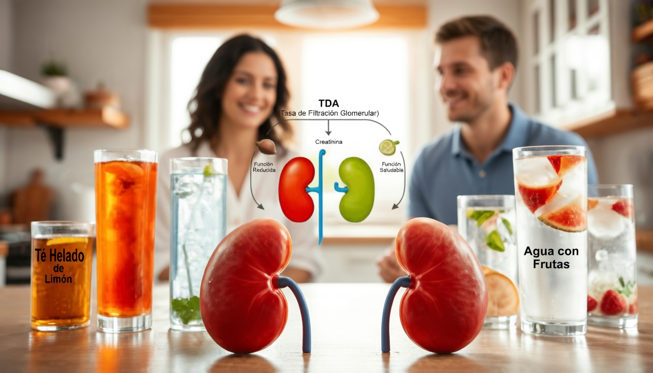 5 bebidas simples que puedes disfrutar todos los días para ayudar a cuidar naturalmente la salud de tus riñones