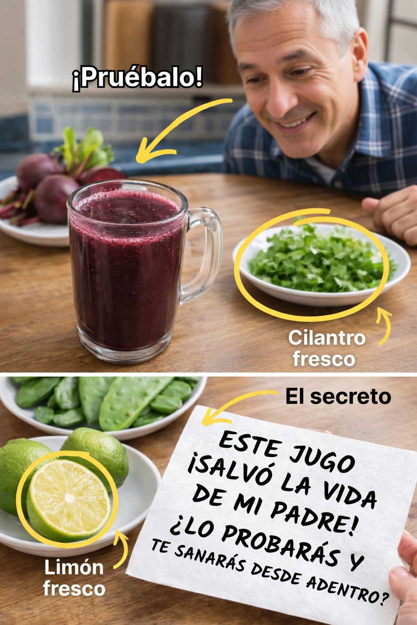 Descubre el refrescante jugo de betabel y nopal: una forma sencilla de añadir nutrientes vibrantes a tu rutina diaria