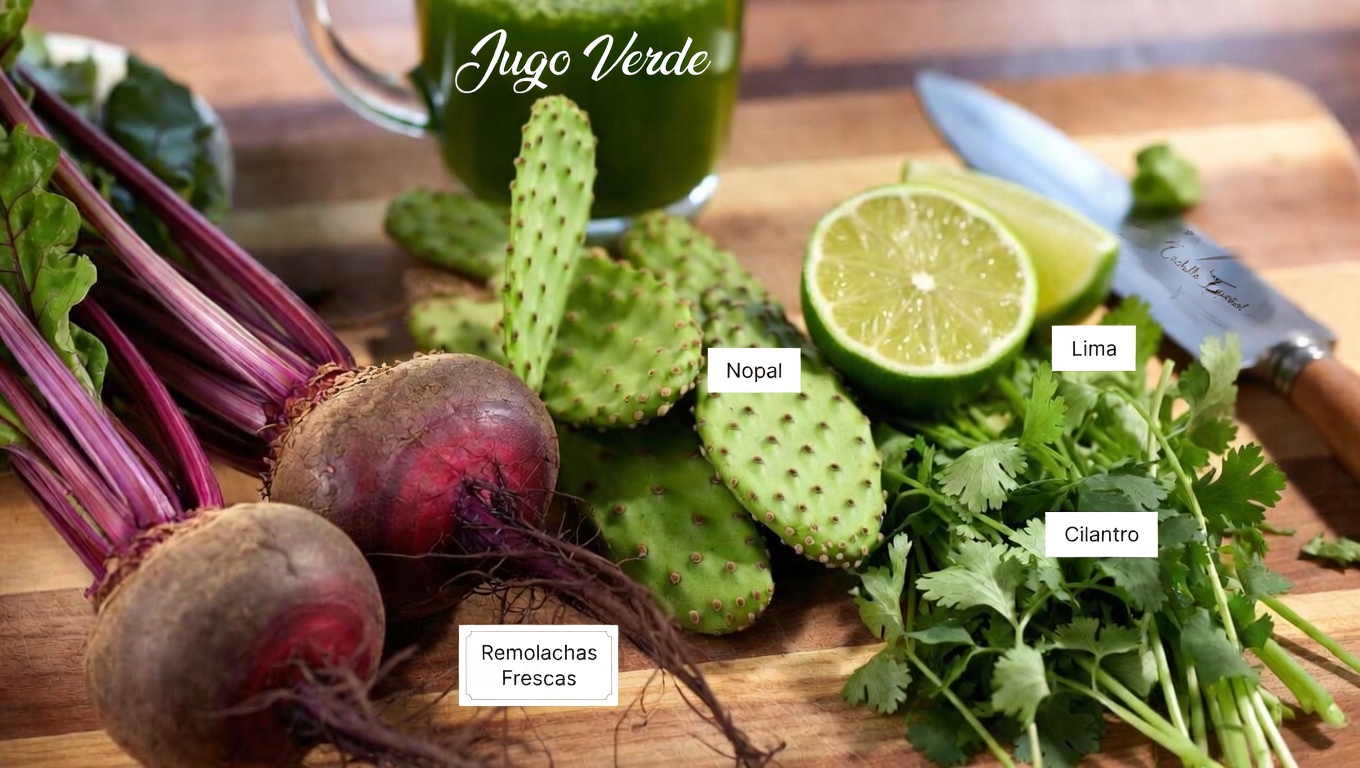 Descubre el refrescante jugo de betabel y nopal: una forma sencilla de añadir nutrientes vibrantes a tu rutina diaria