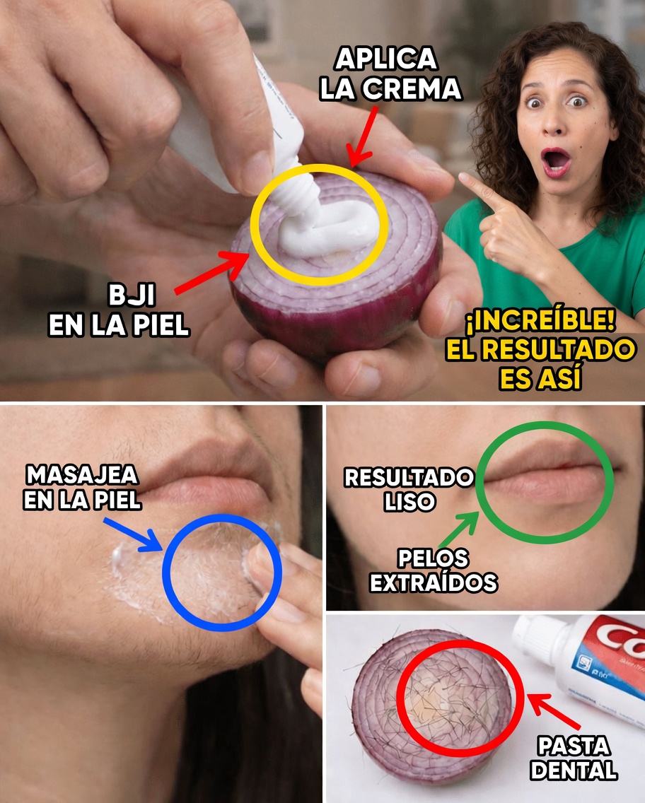 Olvídate de la cuchilla: explorando el truco de la pasta de dientes y la cebolla para una piel más suave