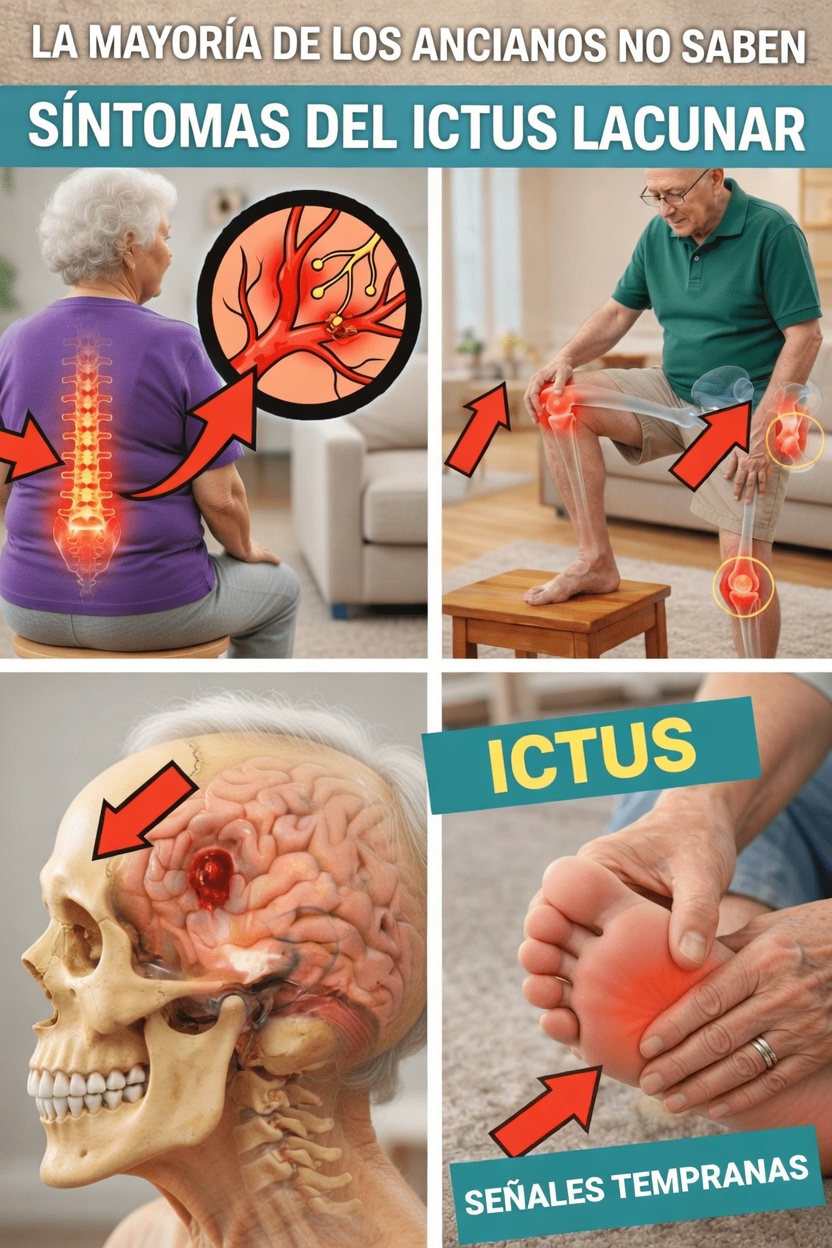 ¿Cuáles son las 7 señales de advertencia de un ictus lacunar que la mayoría de los mayores de 60 años suelen pasar por alto?