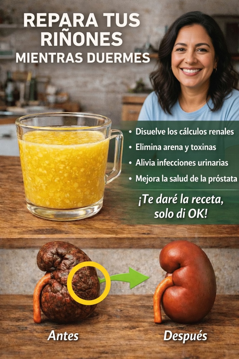 Descubre hábitos diarios sencillos y una deliciosa receta de bebida para antes de dormir para apoyar naturalmente la salud de tus riñones