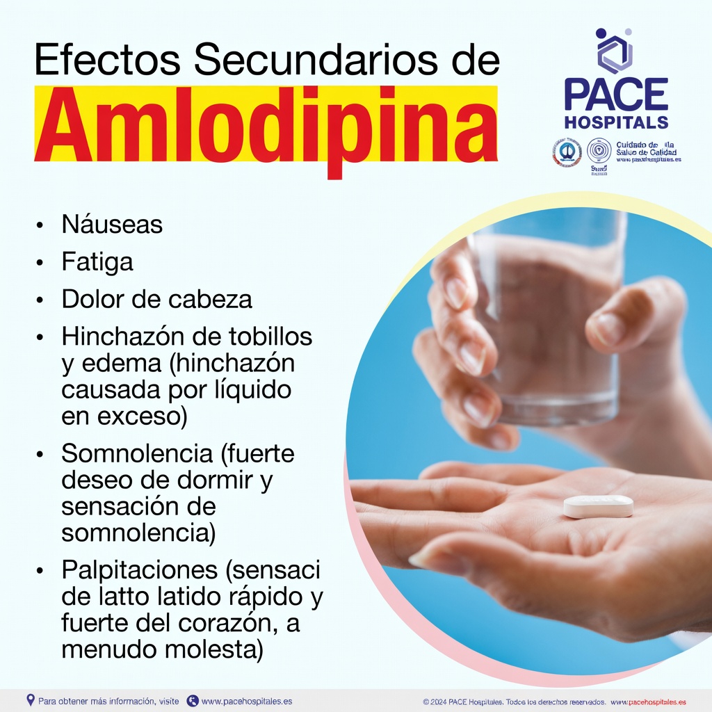 12 efectos secundarios sorprendentes de la amlodipina que los médicos a menudo no mencionan