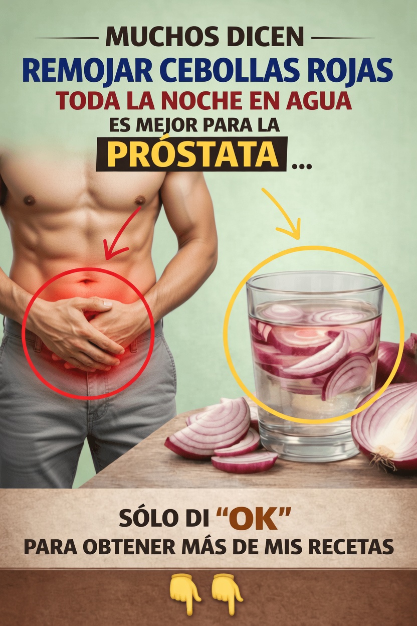 Explorando el posible vínculo entre las cebollas rojas y la salud de la próstata: un simple hábito casero que vale la pena considerar