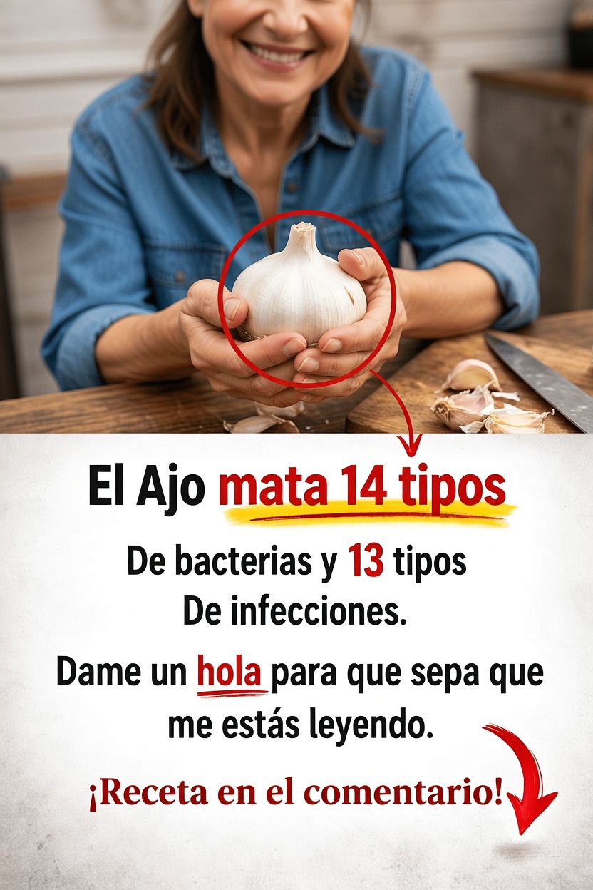 Ajo: el antibiótico natural que elimina las infecciones