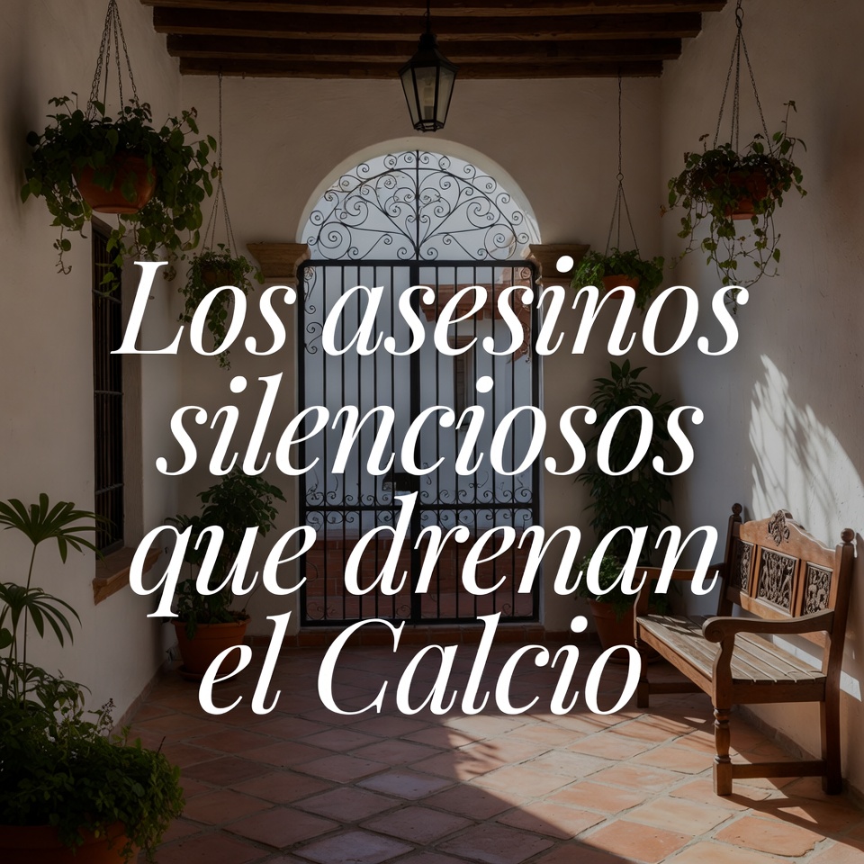 Nombra a los asesinos silenciosos que agotan el calcio