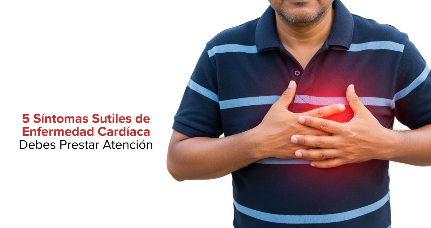 5 señales sutiles de advertencia de que la salud de tu corazón puede necesitar atención