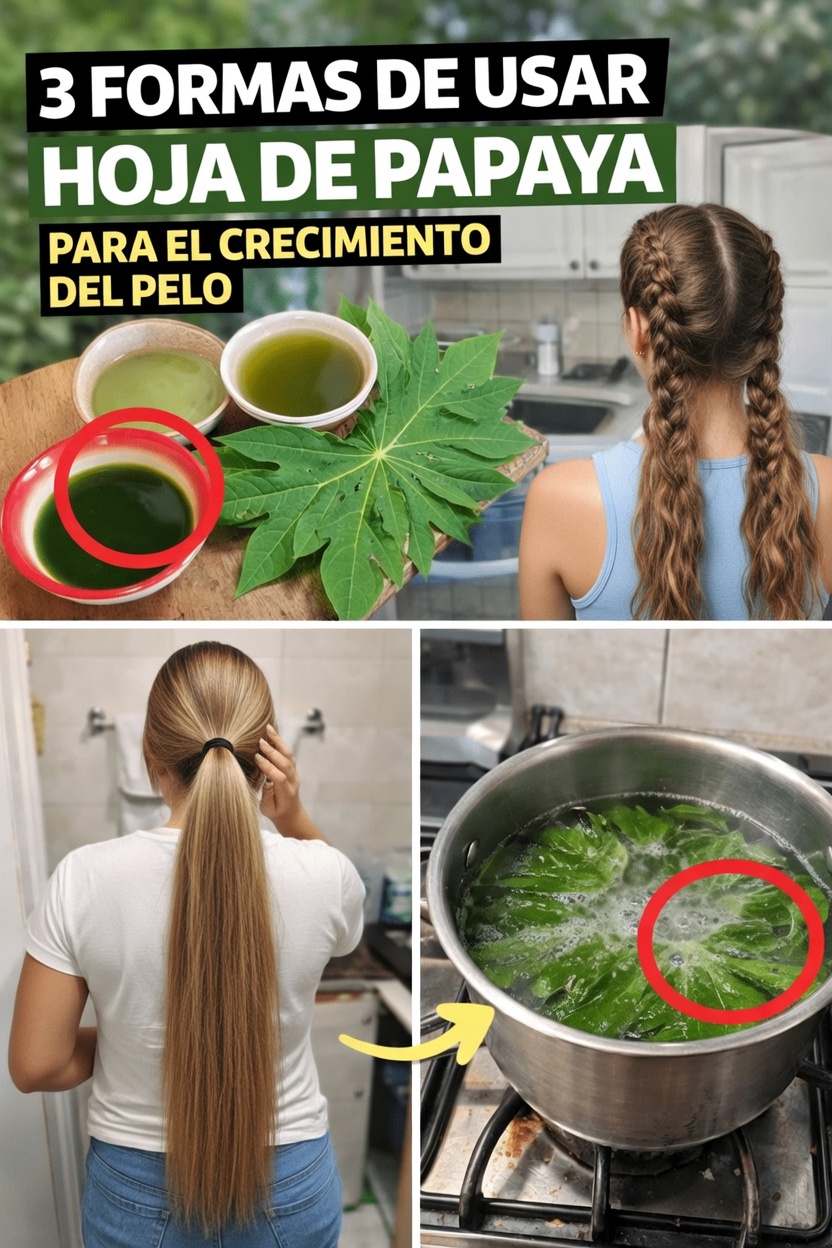 ¿Pueden las hojas de papaya favorecer un cabello y cuero cabelludo más saludables? Dos métodos caseros sencillos para probar