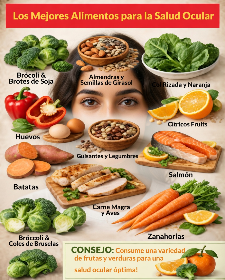 Descubra alimentos y hábitos cotidianos que pueden favorecer la salud y el confort ocular en su rutina diaria