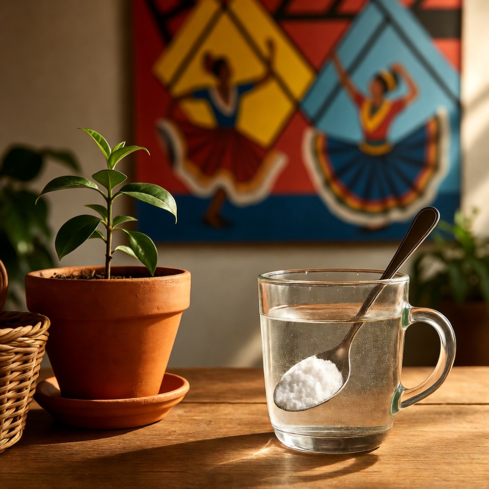 Bebe agua con bicarbonato de sodio por la noche durante 2 semanas