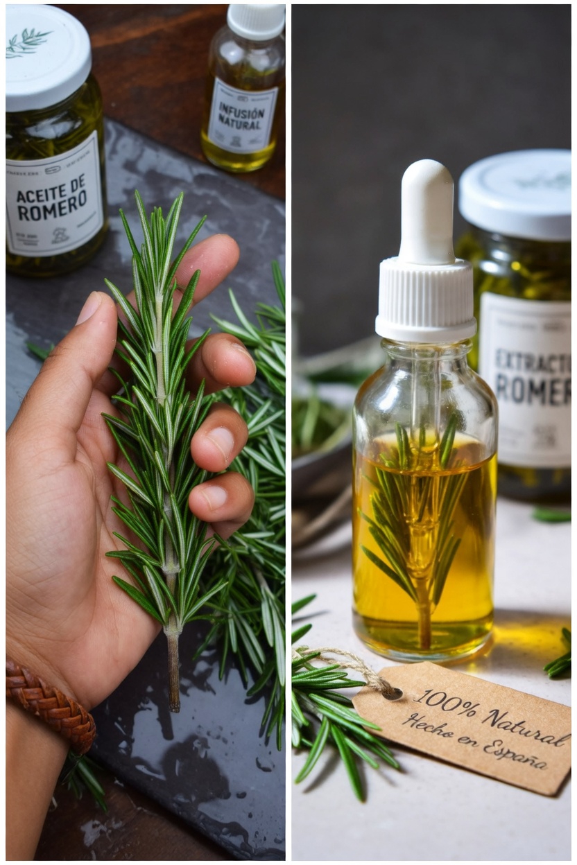 Descubre cómo preparar una mezcla de aceite de ricino y romero para tu rutina semanal de bienestar en casa