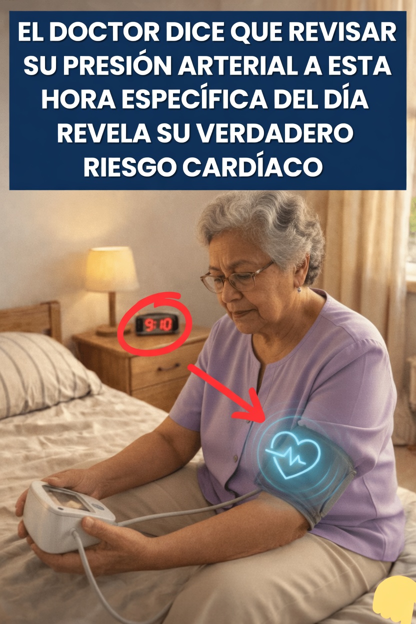 La única hora del día en que la lectura matutina de tu presión arterial revela tu verdadero riesgo para la salud cardíaca