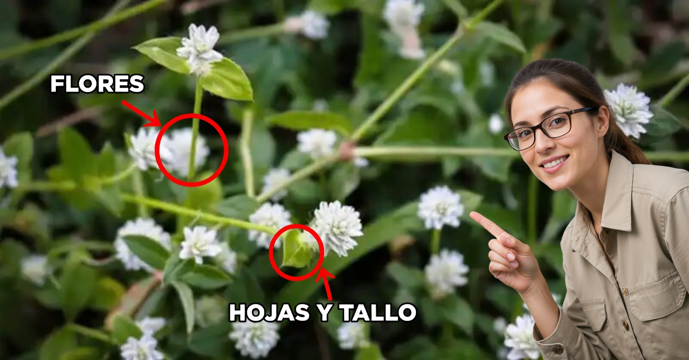 30 poderosos beneficios de la Alternanthera sessilis