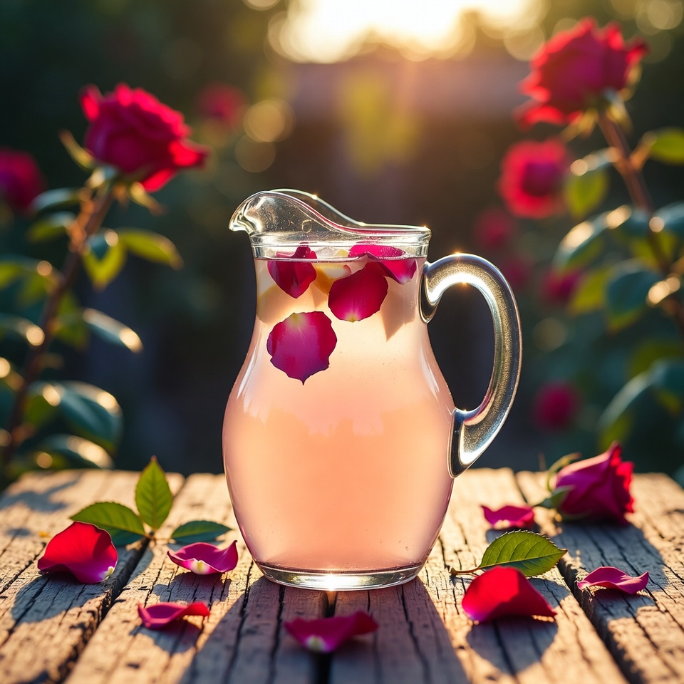 La receta perfecta para el verano: cómo hacer limonada de pétalos de rosa, una refrescante bebida casera