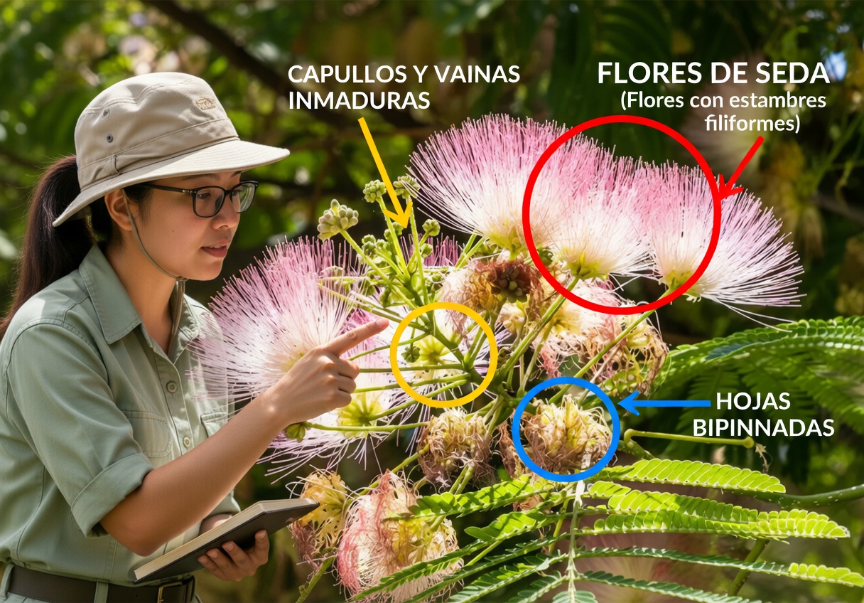 Albizia julibrissin: Explorando los beneficios de la corteza, las flores y las hojas