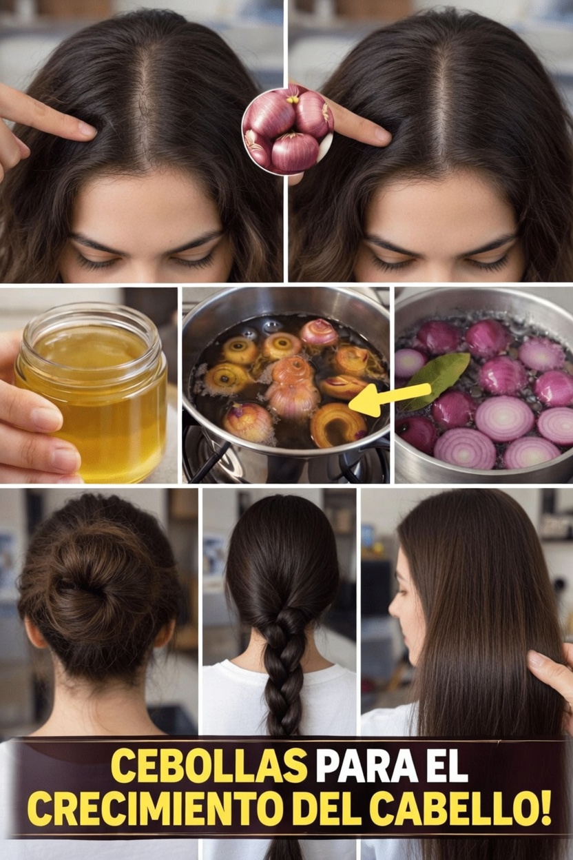 Explorando el jugo de cebolla como una opción natural para favorecer la salud y el crecimiento del cabello