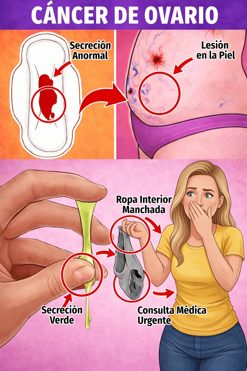 8 signos importantes del cáncer de ovario que toda mujer debe conocer