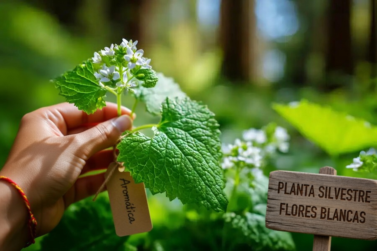 Mostaza de ajo (Alliaria petiolata): 20 beneficios sorprendentes y usos caseros