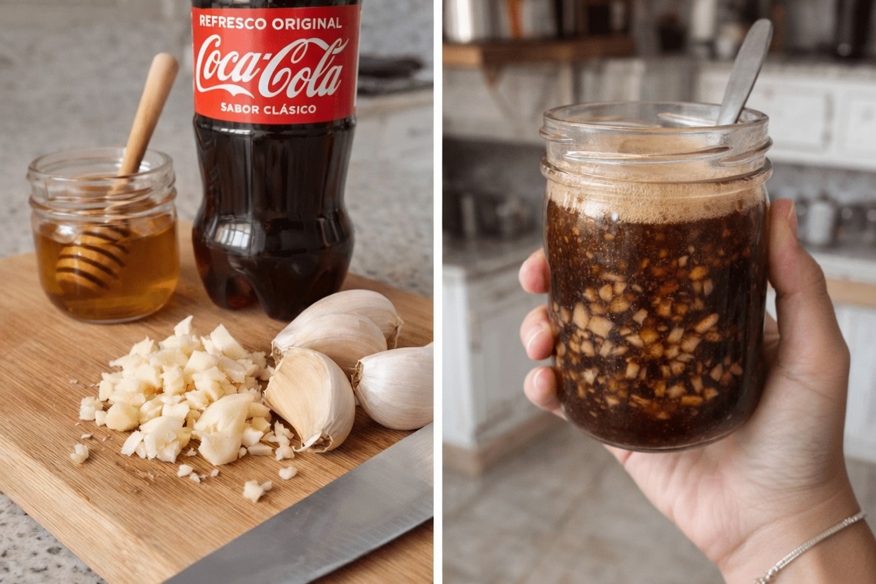 Ajo mezclado con Coca-Cola y miel: un sencillo hábito de cocina que despierta la curiosidad de la gente