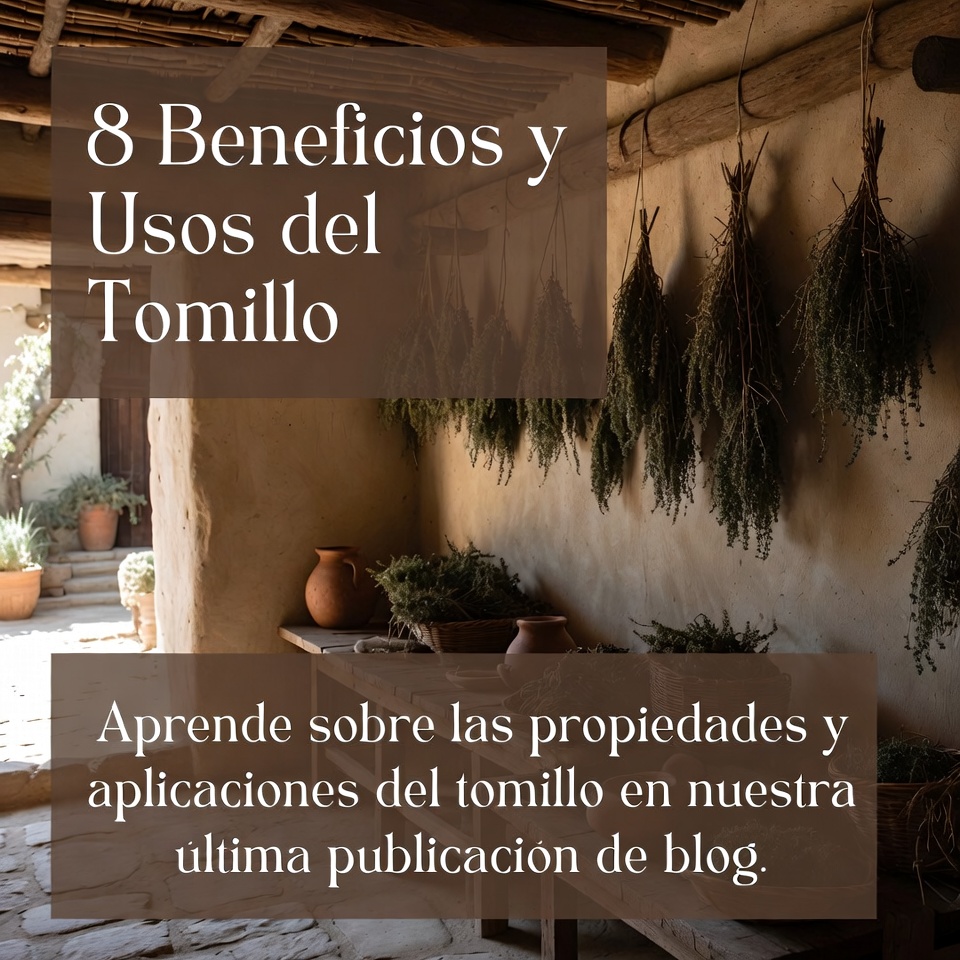 8 beneficios y usos del tomillo