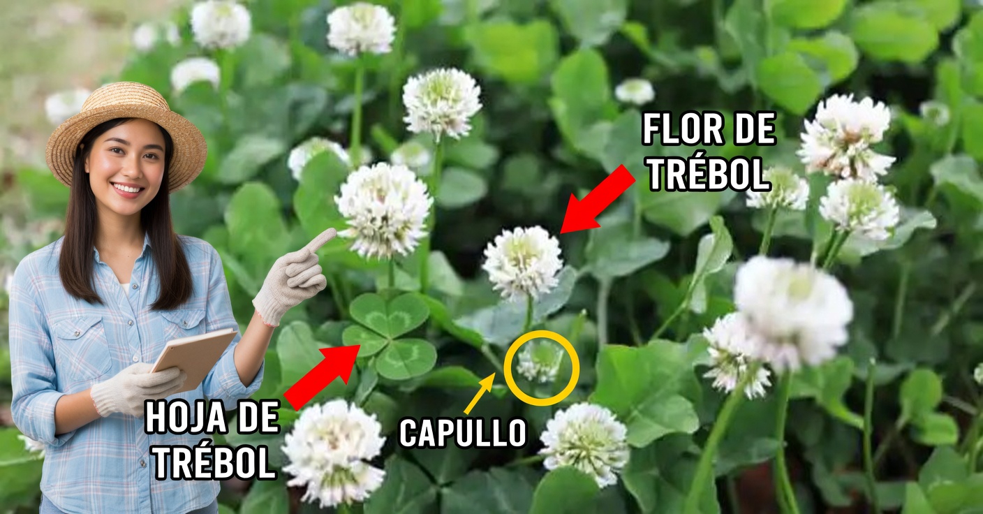 Trébol blanco (Trifolium repens): 15 beneficios y usos caseros