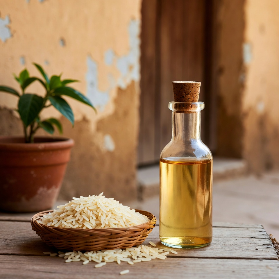 Tónico de brillo natural: agua de arroz y fenogreco para una piel radiante