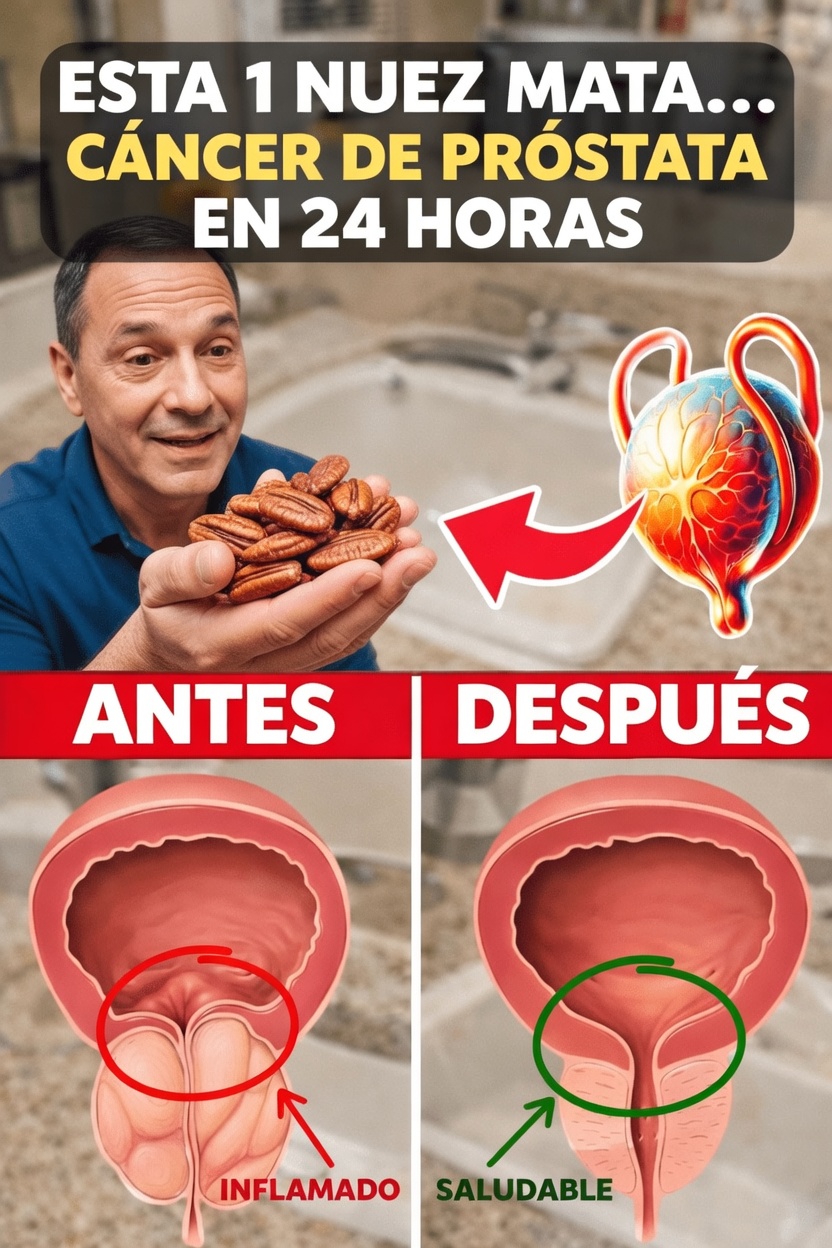 Nueces pecanas y salud de la próstata: lo que sugiere la investigación sobre este fruto seco en una dieta equilibrada