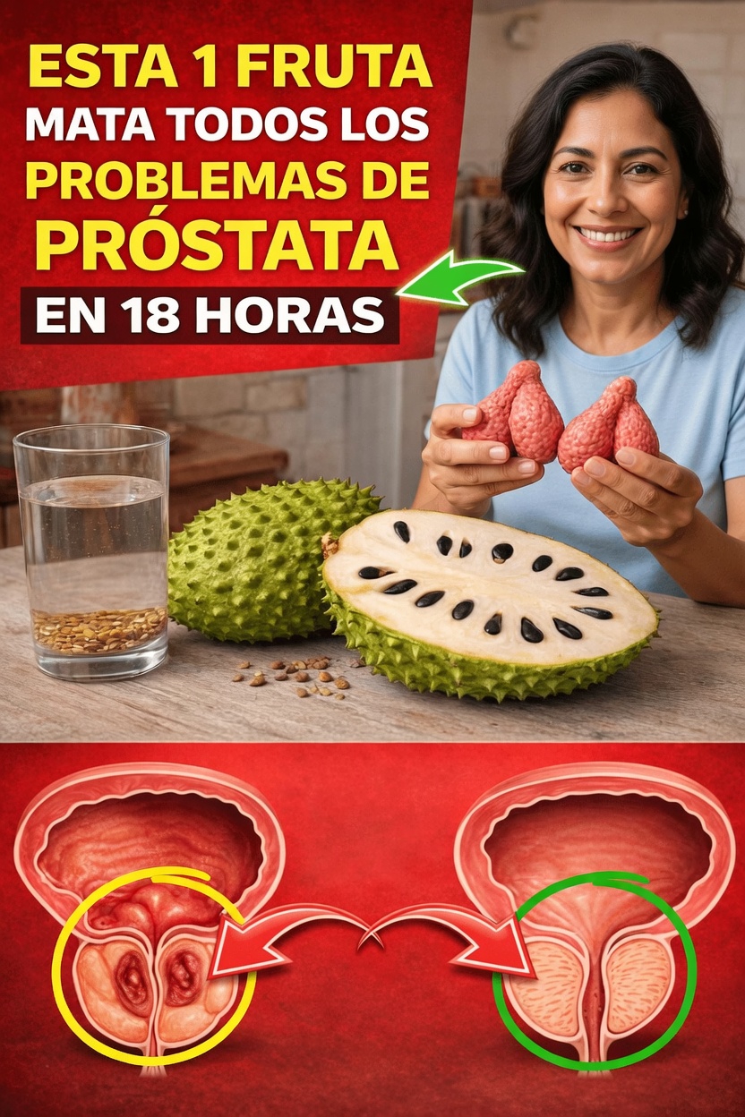 La poderosa fruta que reduce tu próstata: ¡lo que nadie te dice jamás!