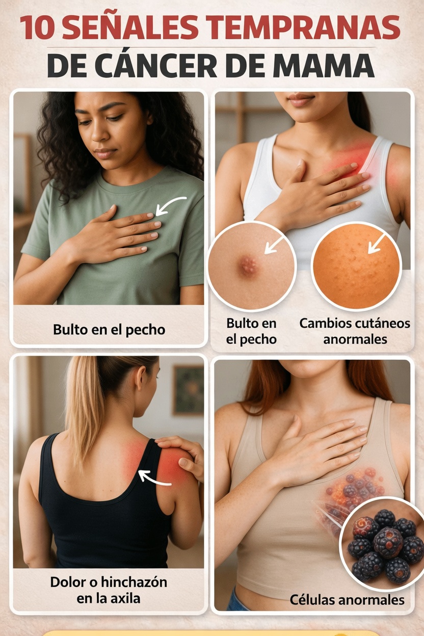 10 señales de advertencia del cáncer de mama en las mujeres que nunca debes ignorar y siempre debes consultar con un médico