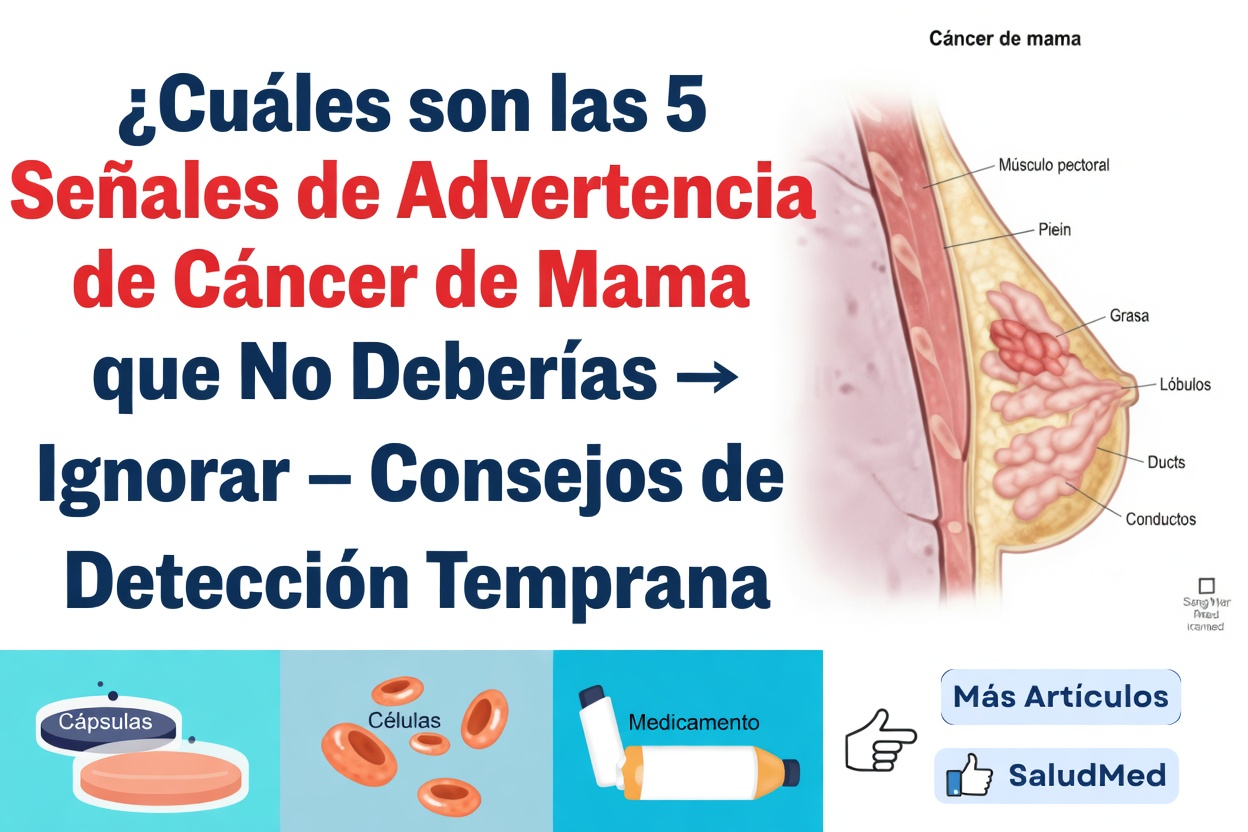 10 señales de advertencia del cáncer de mama en las mujeres que nunca debes ignorar y siempre debes consultar con un médico