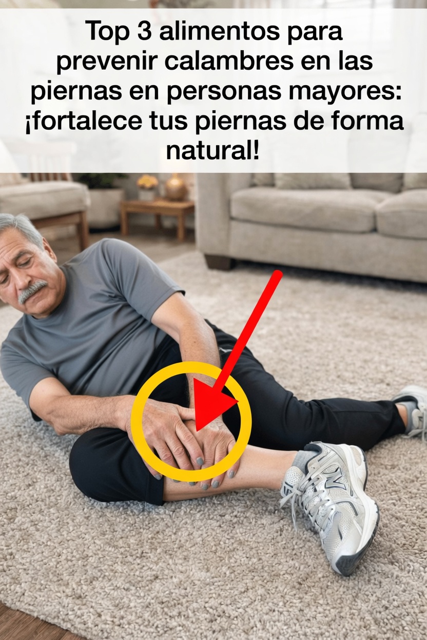 Los 3 mejores alimentos que pueden ayudar a mantener la salud muscular de las piernas en adultos mayores de 60 años
