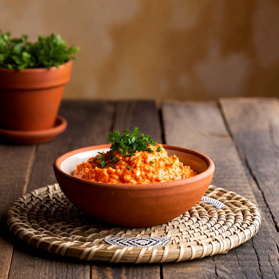 Salsa de queso con pimiento