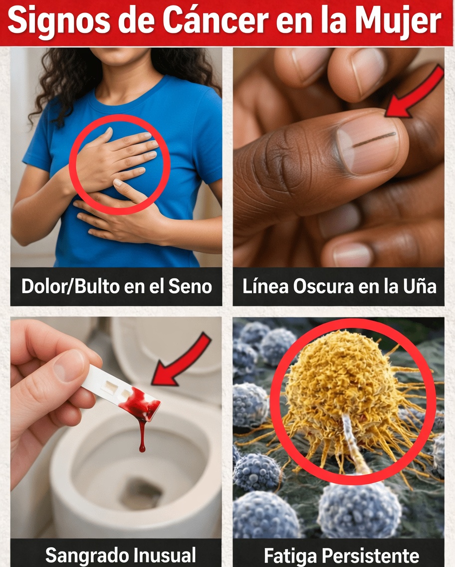 14 signos visibles de cáncer que la mayoría de las mujeres ignoran