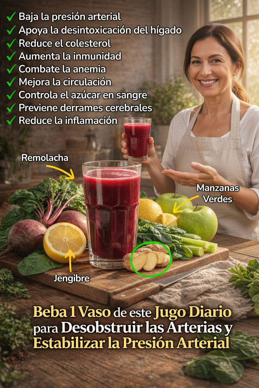 Descubra cómo este sencillo hábito diario de beber jugo puede ayudar a mantener una presión arterial y una circulación saludables de forma natural