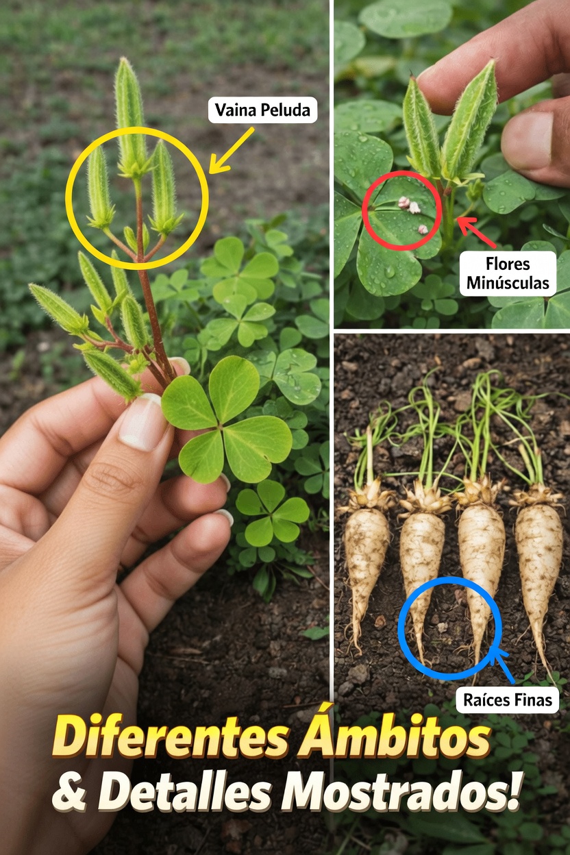 Descubre los sorprendentes usos cotidianos de esta común planta de cuatro hojas que crece en tu jardín