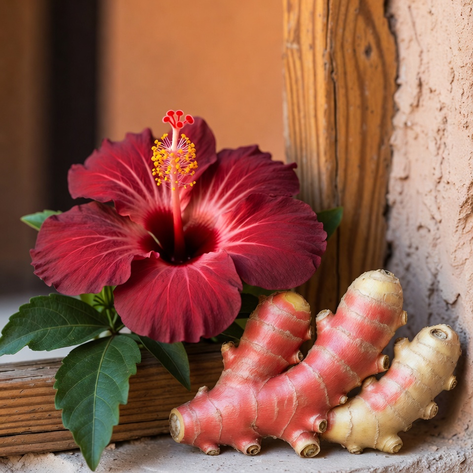 Hibisco y jengibre para combatir el cáncer: el poderoso dúo curativo de la naturaleza