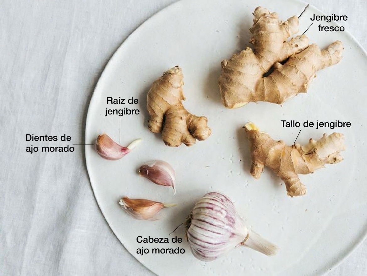Descubre formas sencillas de incorporar ajo, jengibre, limón y menta a tu dieta para apoyar la salud del corazón
