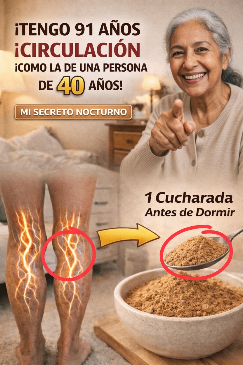 Adultos mayores, coman ESTO antes de dormir para mejorar la circulación en las piernas durante la noche: ¡despierten con los pies más calientes!