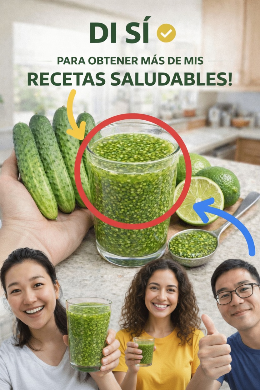 Por qué esta simple agua de pepino y limón podría convertirse en tu nuevo hábito diario