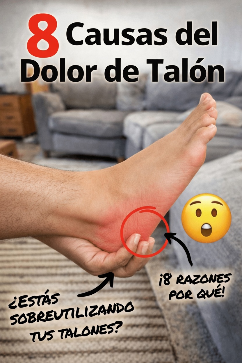 Conoce las 8 razones del dolor de talón…Ver más