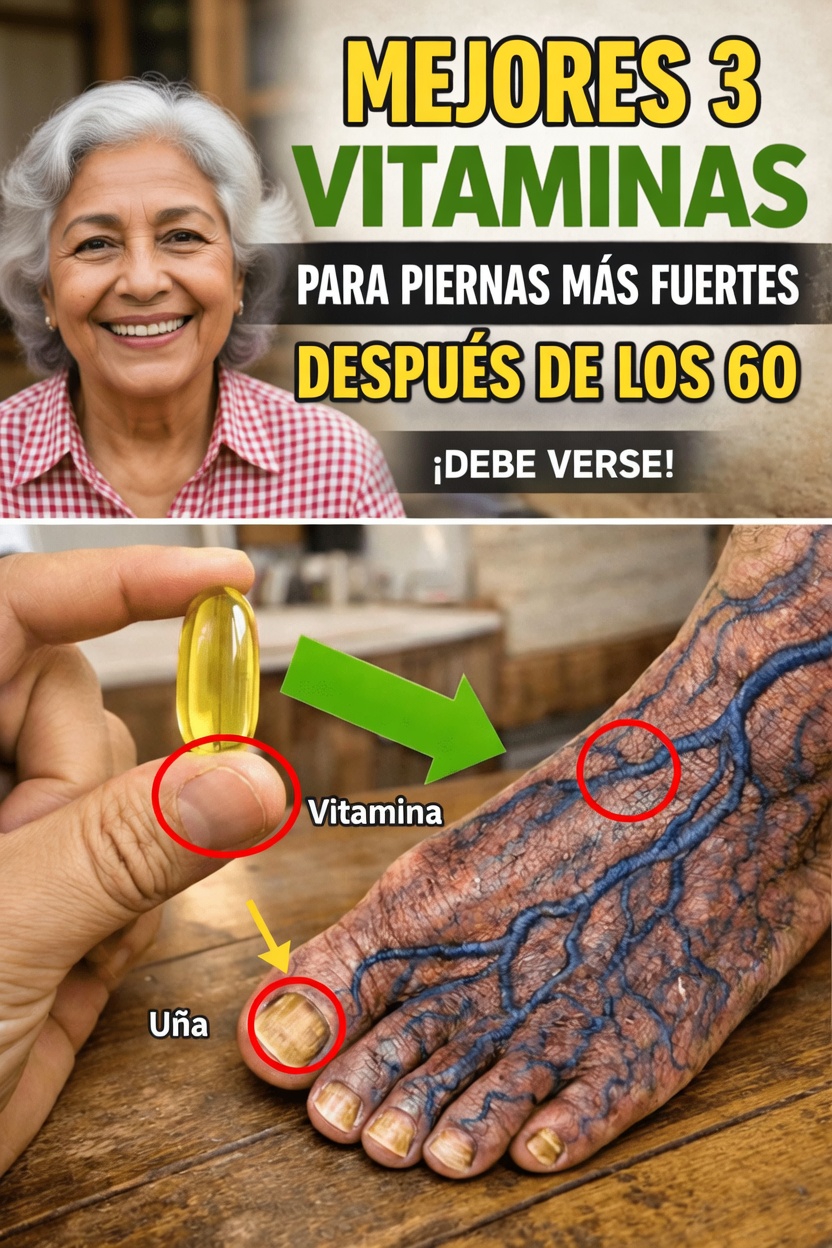 Descubra las tres vitaminas para tomar antes de dormir que pueden ayudar a favorecer la salud de las piernas después de los 60