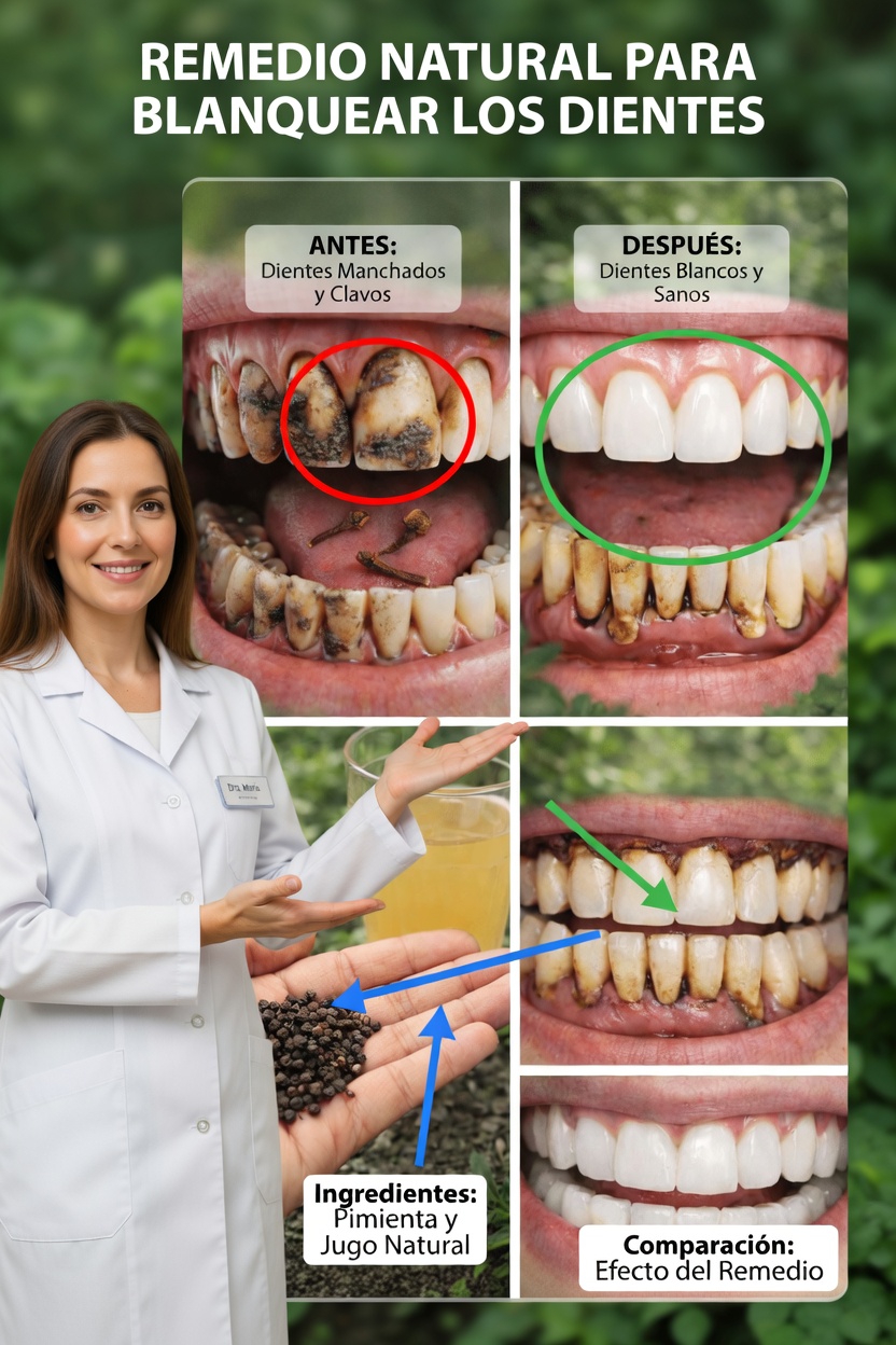 9 formas naturales de mantener los dientes más sanos y reducir la acumulación de placa