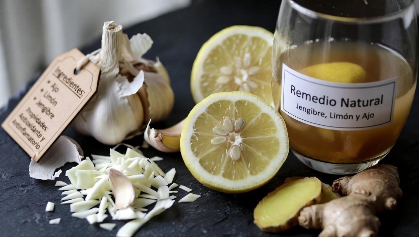 Un sencillo hábito antes de dormir: explorando una mezcla de ajo, limón y jengibre para apoyar la salud del corazón