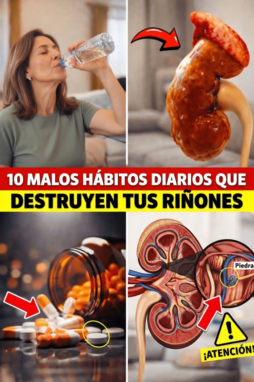 Descubra 18 hábitos diarios comunes que pueden afectar sus riñones y formas sencillas de ajustarlos