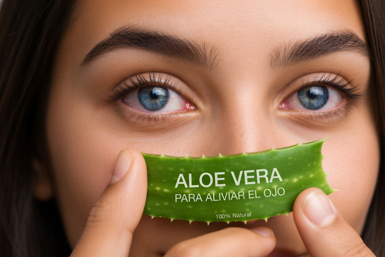 Aloe vera para el confort ocular: hábitos cotidianos para aliviar el enrojecimiento, la sequedad y la irritación diaria de forma segura