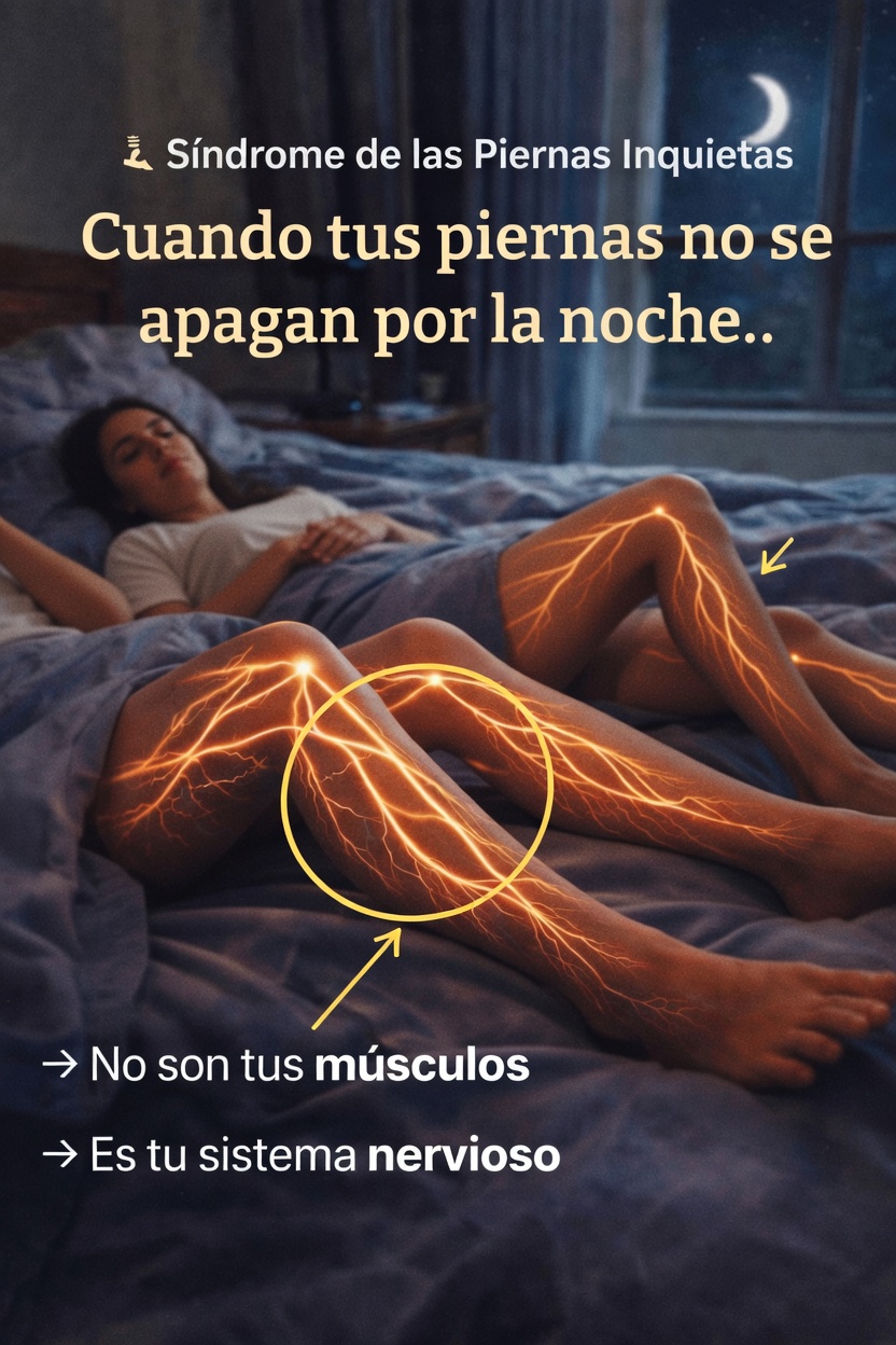 Comprender el síndrome de piernas inquietas por la noche y los hábitos suaves que pueden favorecer un mayor confort al dormir
